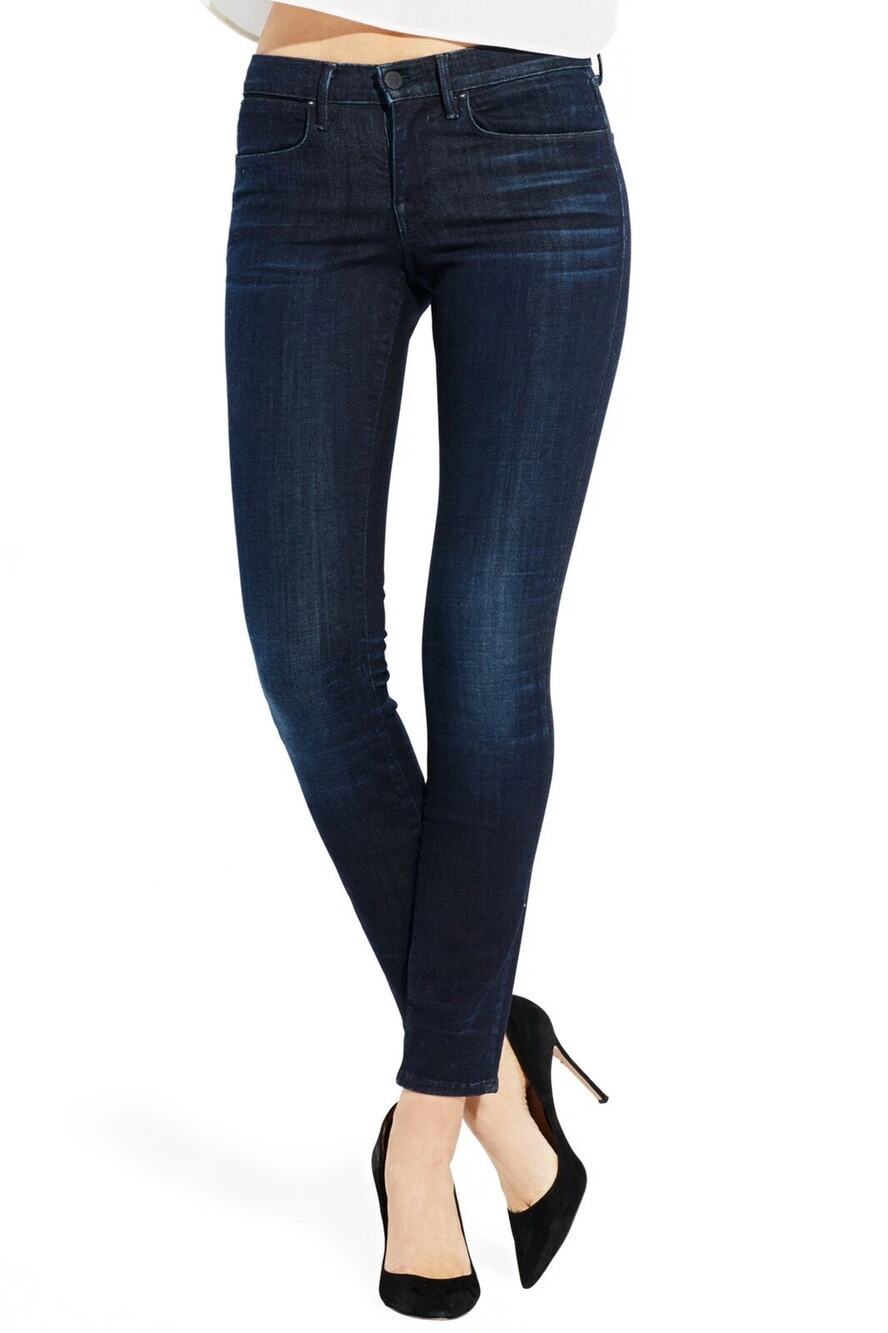 AYR Jacs High Waisted Dark Wash Denim Skinny Jeans Dark Blue Women's W27 x L30